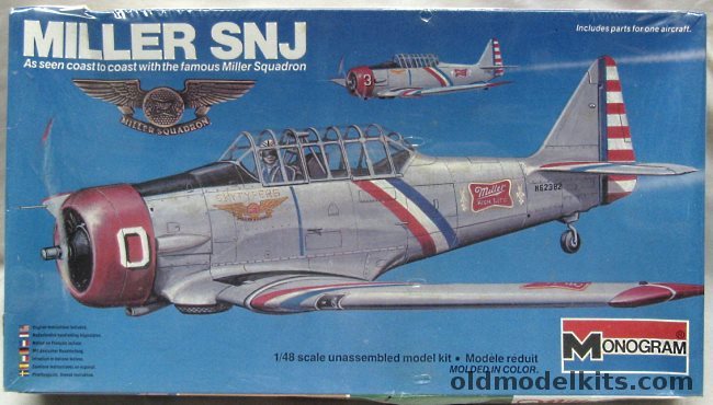 Monogram 1/48 SNJ - Miller Squadron Issue, 5307 plastic model kit